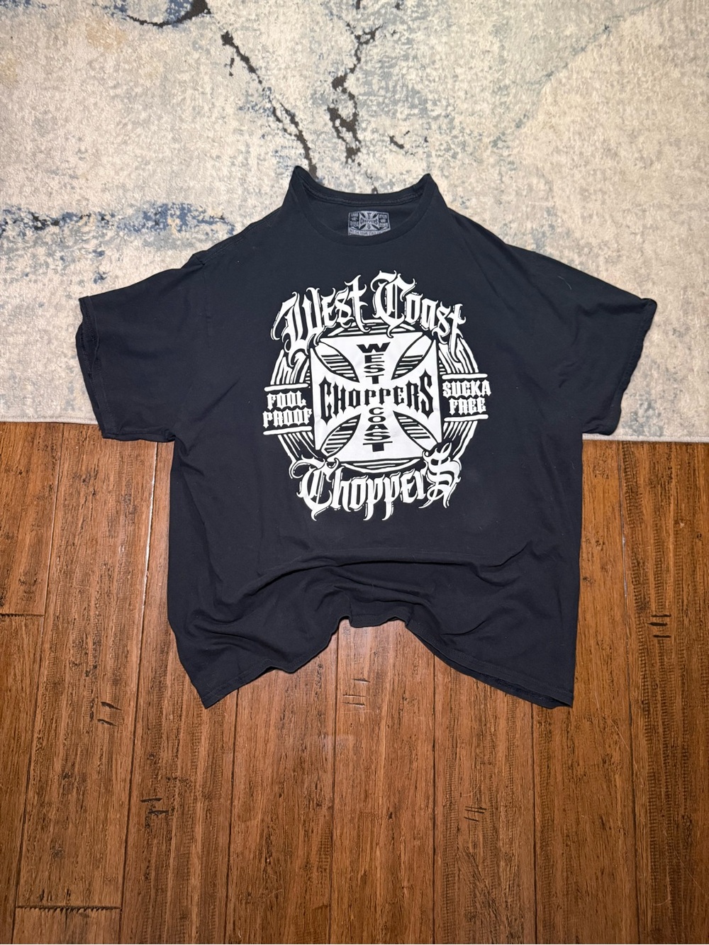 West Coast Choppers Iron Cross Graphic T-Shirt – Size 2XL